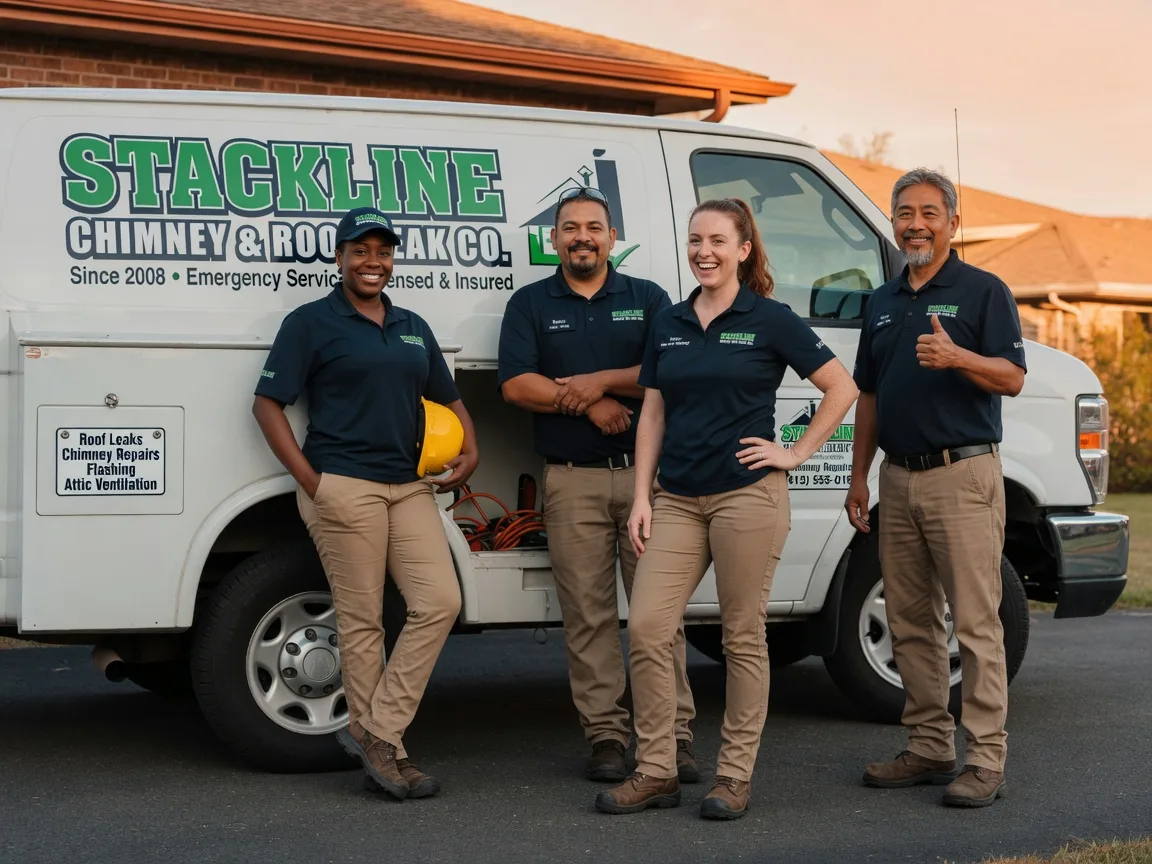 Chimney flashing repair company in Hannah, ND
